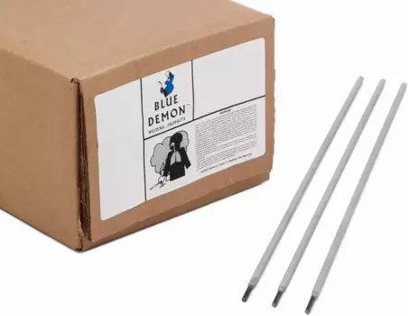 Demon 6013 1/8" X 14" X 50LB Картонный электрод общего назначения из углеродистой стали