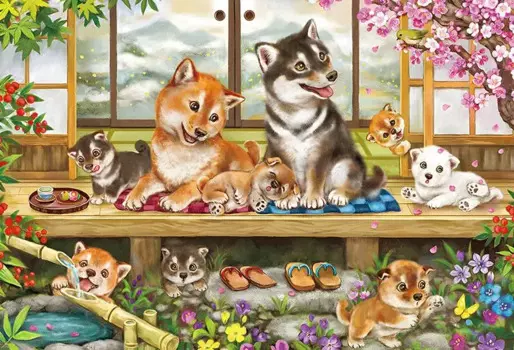 Деревянная головоломка-Кот, собака, альпака, панда, 1000 шт., ersion, головоломка, белая карта, взрослые, детские развивающие игрушки