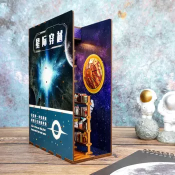 Деревянная книжная полка «сделай сам», набор вставок в книжный шкаф, женский подарок, домашние миниатюрные книжные полки, кукольный домик, подарок на день рождения