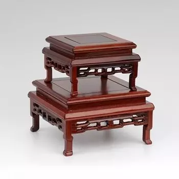 Деревянная квадратная ваза Redwood