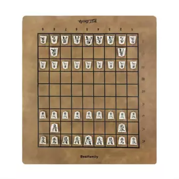 Деревянные японские шашки Shogi, 40 шт./компл., 3 см, складные шахматные фигуры из искусственной кожи, шахматная доска, шо-ги, шахматная игра, семейная настольная игра, игрушка в подарок