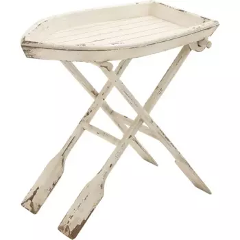 Деревянный концевой акцент, боковой стол 28x16x25 дюймов, белый