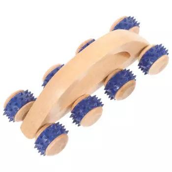 Деревянный Ручной фотоаппарат Acupoint Roller, здоровье тела, целлюлит для шеи, плеч, спины, ног