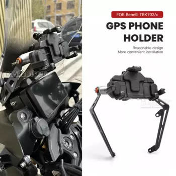 Держатель для GPS-навигатора для мотоцикла Benelli TRK 702 702X 2022 2023 2024, телефонный кронштейн, Противоударная ткань TRK702 TRK702X