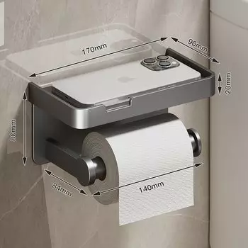 Держатель для туалетной бумаги из алюминия
