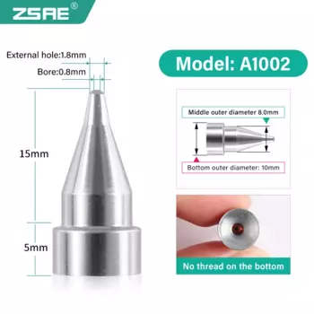 Наконечник пистолета для распайки, Серия A для Hakko 802 808 809 807 817, Электрический вакуумный припой, насос для распайки
