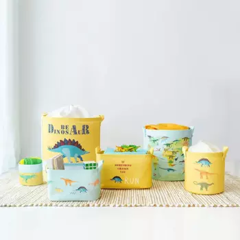 Детская комната, 6 дюймов, яркий динозавр, игрушка, корзина для хранения одежды, детская комната, корзина для хранения