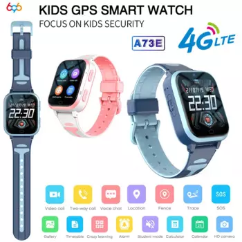 Детские Смарт-часы с поддержкой 4G, GPS, HD-камерой, 2024 мАч, ОЗУ 1 ГБ, ПЗУ 8 Гб