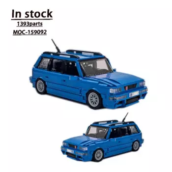 Детский конструктор BlueSuper MOC-159092RS 2, классический спортивный автомобиль в сборе, встроенный конструктор 1393, детали конструктора, детский подарок на день рождения