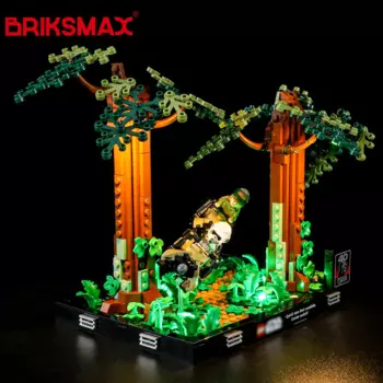 Детский конструктор BriksMax со светодиодной подсветкой для Endor Speeder
