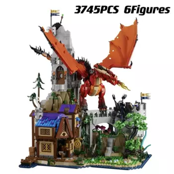 Детский конструктор «Красный дракон», 21348
