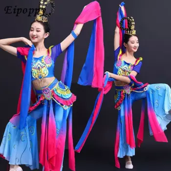 Детский костюм для выступлений Kweichow ttai Changqi Moon, костюм для бега, Классическая танцевальная одежда