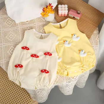 Детское Боди без рукавов, на возраст 0-2 года