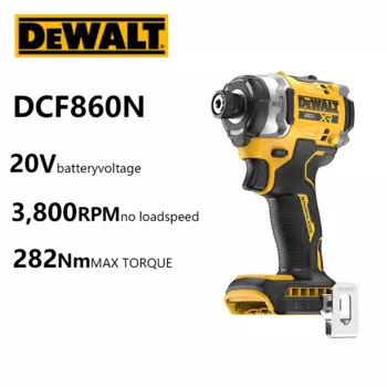 DEWALT DCF860N бесщеточная ударная электрическая дрель фотоинструмент Профессиональный перезаряжаемый Многофункциональный 282Nm3800RPM