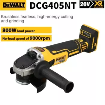 Dewalt DCG405NT 125 мм шлифовальная машина, беспроводной 20 В, электроинструменты, электрическая угловая шлифовальная машина, бесщеточная шлифовальная машина, угловая нарезка