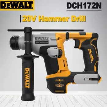 DeWalt DCH172N Беспроводная перезаряжаемая электрическая молотковая дрель 20 В Макс бесщеточный компактный SDS Plus вращающийся молоток из неизолированного металла