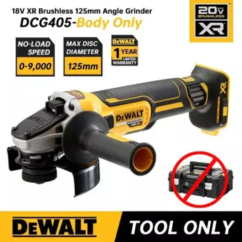DEWALT угловая шлифовальная машина DCG405 20 в, профессиональный беспроводной электроинструмент, режущий станок 125 мм, перезаряжаемый бесщеточный
