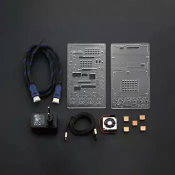 DFRobot LattePanda стартовый комплект Европейский адаптер питания акриловый чехол HDMI совместимый охлаждающий вентилятор медный радиатор кабель Micro USB