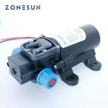 Диафрагменный насос ZONESUN 4 л/мин 40 Вт/12 В, аксессуары для фасовочной машины