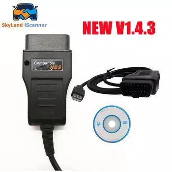 Диагностический кабель для Honda HDS, Автомобильный Кабель OBD2 HDS, поддержка нескольких языков