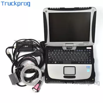 Диагностический кабель для вилочного погрузчика Linde Canbox USB + ноутбук Thoughbook CF19