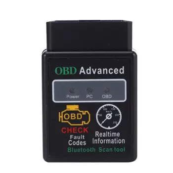 Диагностический сканер OBD2 ELM327, прибор для диагностики двигателя автомобиля с CAN-шиной, Bluetooth, адаптер интерфейса OBDII для Android и ПК