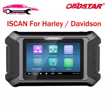 Диагностический сканер OBDSTAR iScan для Мотоциклов Harley/Davidson, поддерживает функцию сброса параметров и программирования ключей до 2023