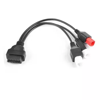 Диагностический соединительный кабель 3 в 1 для мотоцикла Yamaha 3Pin 4Pin для Honda 6Pin OBD2 Кабель-адаптер