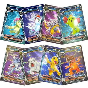 Digimon Adventure Greymon Agumon Garurumon персонажи аниме бронзовая коллекция игр флэш-карта мультяшные игрушки Рождественский подарок