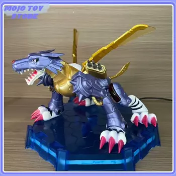 Digimon Gk аниме периферийное стальное оборудование галуру чудовище Габу Эволюционная модель украшение ручной работы аниме периферийная игрушка подарок
