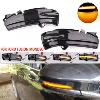 Динамический поворотник для FORD MONDEO MK5 2014-2019 MKV 5, светодиодный указатель поворота, боковой фонарь 2015 2016 2017 2018 MK V CD CE CF, пара стрелок