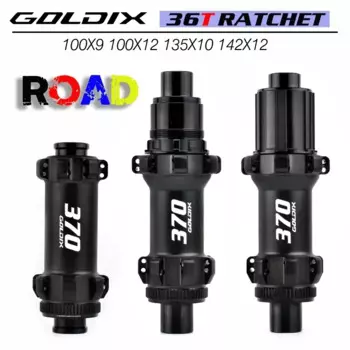 Дисковый тормоз среднего размера GOLDIX R370, 24/28h, прямой вытяжной трещотка, 36T, гравий, брикет, подходит для колёс SHIMANO