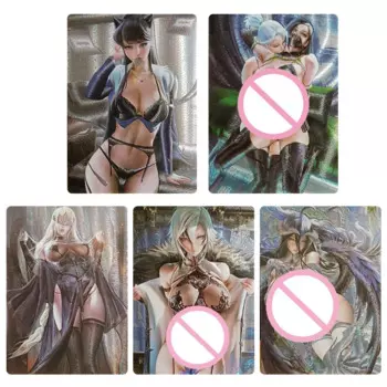 Diy Albedo Konami Shouko коллекция персонажей аниме Классическая коллекция флеш-карт игровая карта для мальчиков мультяшная настольная игра игрушки подарок
