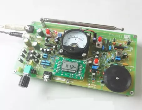 DIY наборы FM7303 плата радиоприемника цифровая частотная модуляция плата радиоприемника Стерео декодирование DIY FM-радио D3-014
