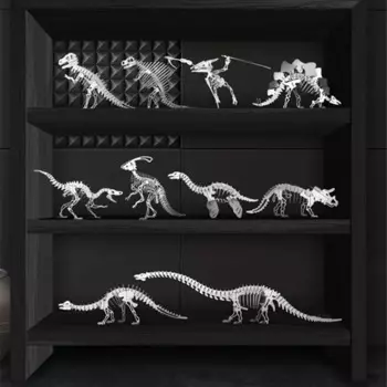DIY Ручная 3D стерео модель динозавра из нержавеющей стали металлическая головоломка модный креативный домашний декор украшения подарок для детей