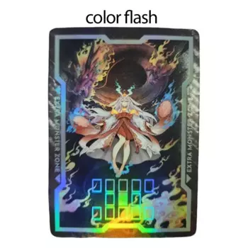 DIY Yu-Gi-Oh! Самодельная серия Kurikara дивин карнат преломляющая флеш-карта аниме периферийная Игра коллекционная карточка праздничный подарок