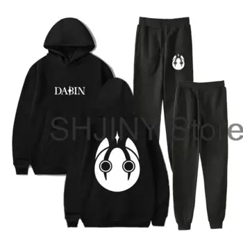 DJ Dabin Merch пуловер с капюшоном, брюки для бега, комплект из двух предметов, толстовки + спортивные штаны, 2024, женский и мужской комплект World Tour