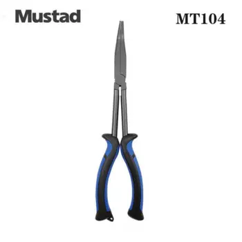 Длинные плоскогубцы Mustad MT104 Predator, многофункциональные плоскогубцы из нержавеющей стали для ловли дороги, яхая, крючок для сбора