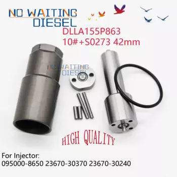 DLLA155P863 инжекторный клапан 10 # S0273 42 мм Ремонтный комплект 0950008650 для инжекции OEM 2367030370 2367030240