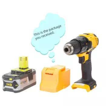 Для адаптера Ryobi Dewalt, для батареи Ryobi для преобразователя адаптера инструмента Dewalt (без батареи и инструмента)