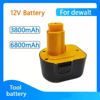 Для аккумулятора Dewalt 12 В 3,8 Ач 6,8 Ач Ni MH, совместимый с аккумуляторным электроинструментом DC9071 DW9071 DW9072 DE9071 DE9072 DE9074