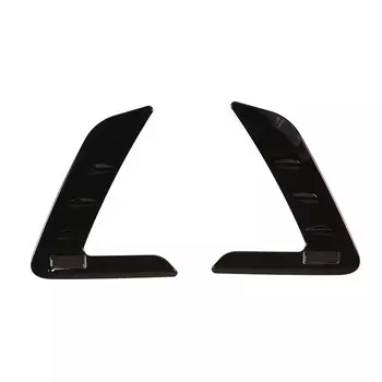 Для BMW 3 серии G20 G28 320 325 330i 2020 2021 2023 2 шт. Автомобильное боковое крыло, поток воздуха, крыло, решетка, впускное отверстие, отделка, черный ABS