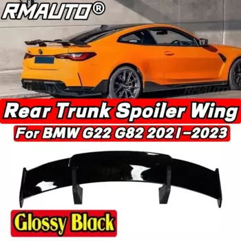 Для BMW 4-Series m4 G23 G80 G82 G22 2021 - 2023 задний спойлер крыло внешняя часть BMW G22 задний спойлер для багажника автомобильные аксессуары