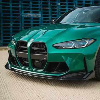 Для Bmw G80 G82 G83 Real M3 M4 CS Стиль Передний бампер Сплиттер Губный спойлер Диффузор Обвесы Крышка Защитный дефлектор 2020-2023