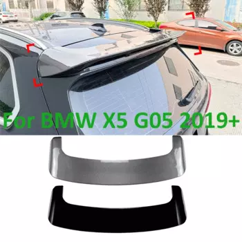 Для BMW X5 G05 2019 + спойлер для заднего багажника сплиттер для верхнего заднего багажника ветровой спойлер для губ крыло модификация экстерьера блеск черный