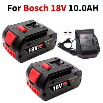 Для BOSCH 18 В Аккумулятор BAT609 BAT610 Для Bosch 18 В Профессиональный литий-ионный аккумулятор 18 В Аккумулятор для дрели GBA18V GSR18V BAT618 BAT619