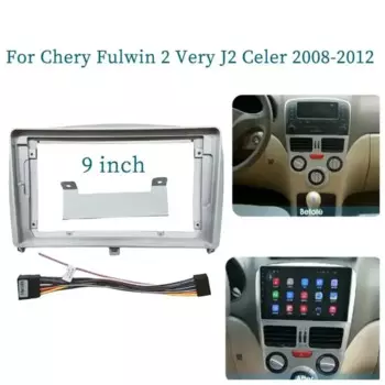 Для Chery Fulwin 2 Very J2 Celer 2008-2012 9 дюймов Автомобильная Рамка адаптер Android Радио Аудио приборная панель комплект