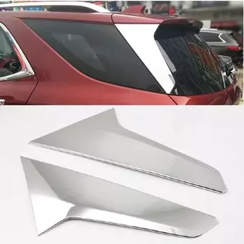 Для Chevrolet Holden Equinox 2018, ABS хромированный спойлер на заднее окно, боковая коническая крышка, накладка на стойку, аксессуары для стайлинга автомобилей