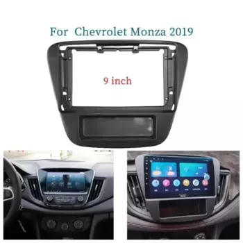 Для Chevrolet Monza 2019 + 9 дюймовая Автомобильная рамка Fascia адаптер Canbus Box декодер Android радио приборная комплект панели