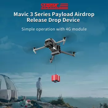 Для DJI Mavic 3 Pro Classic Playload Airdrop Thrower System Контроллер спуска на большие расстояния Работа с модулем 4G